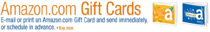 Click For Amazon.com Gift Cards