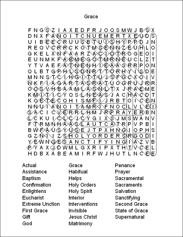 Word Search Puzzle