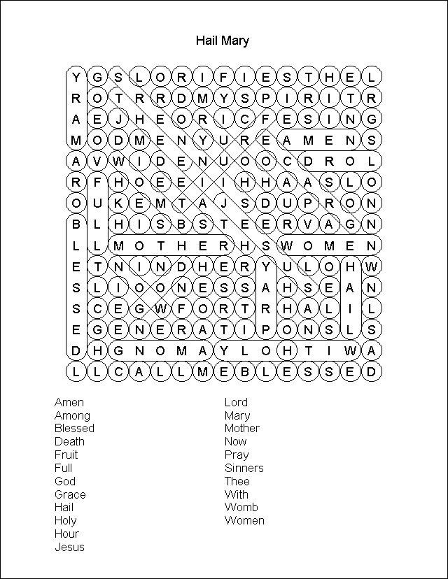 Word Search Puzzle