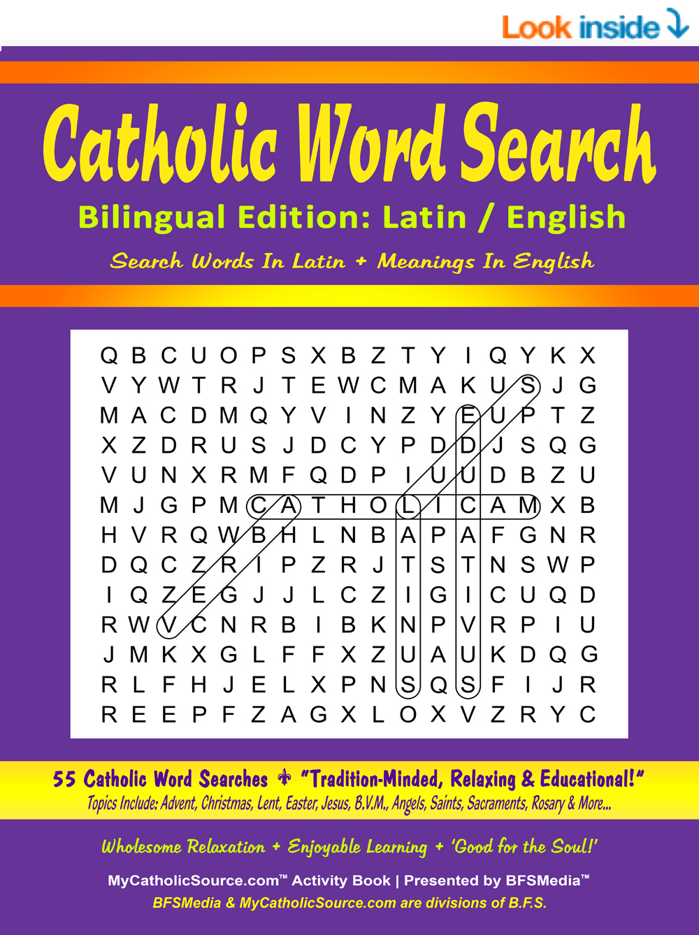 Catholic Word Search - Bilingual Edition: Latin / English