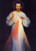 Faustina's original 'Divine Mercy' image