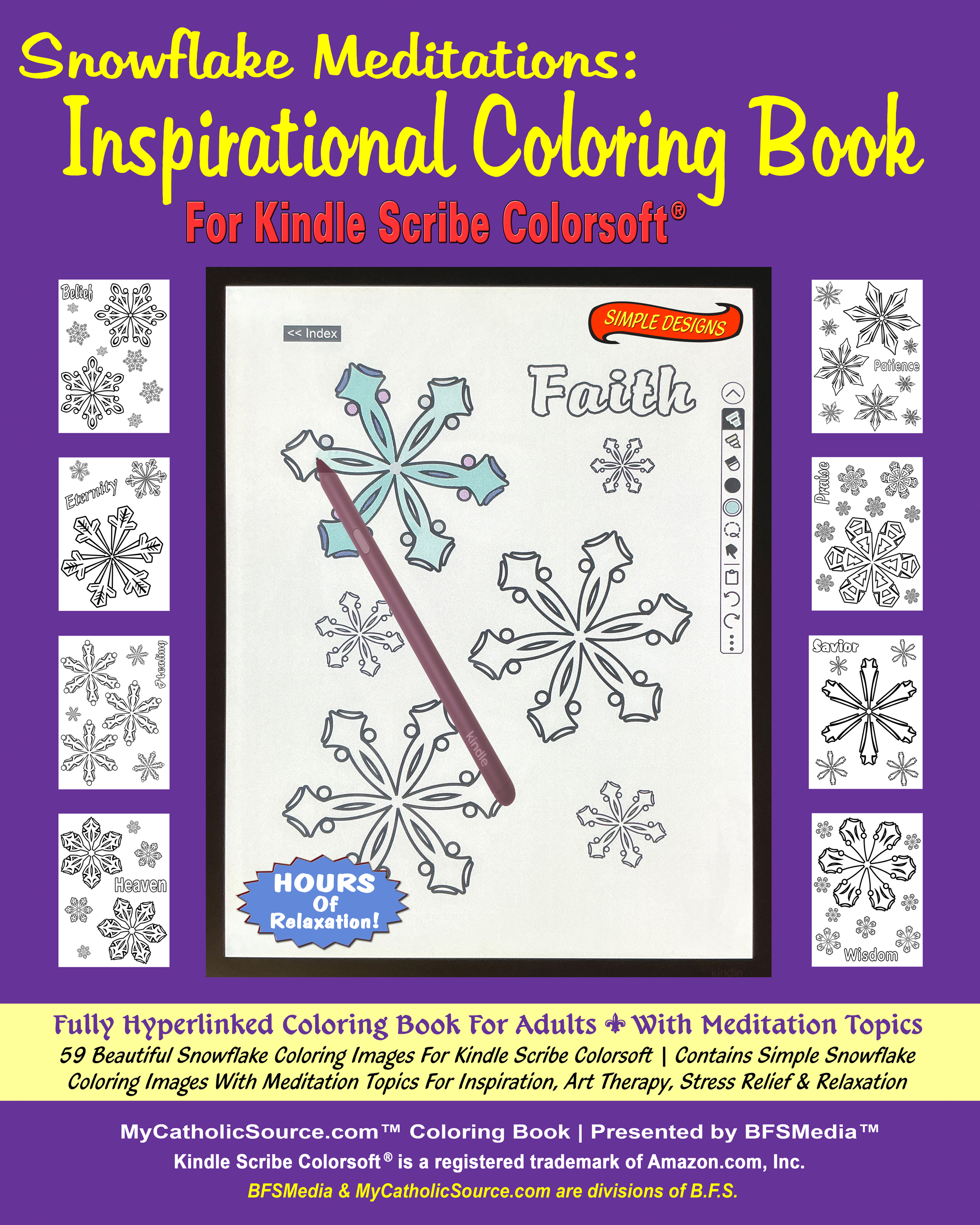 Inspirational Coloring Book For Kindle Scribe Colorsoft (Vol. 4)