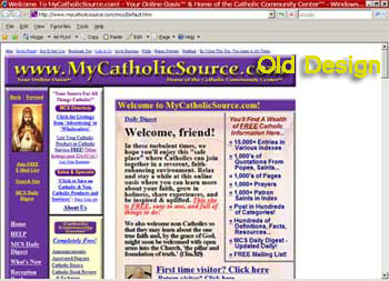 MyCatholicSource.com Home Page (Normal)