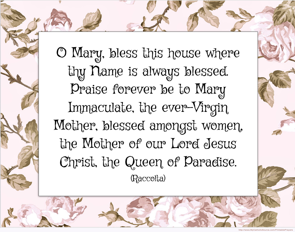 Printable Prayer (sample image)