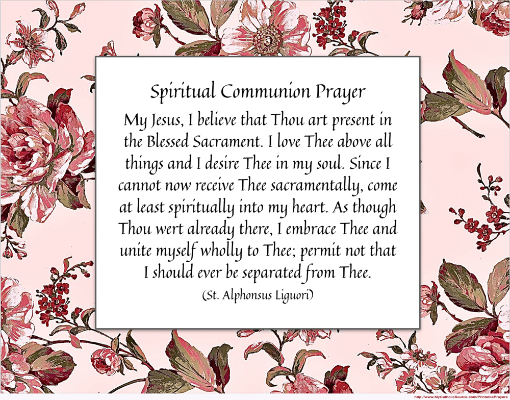 Printable Prayer (sample image)