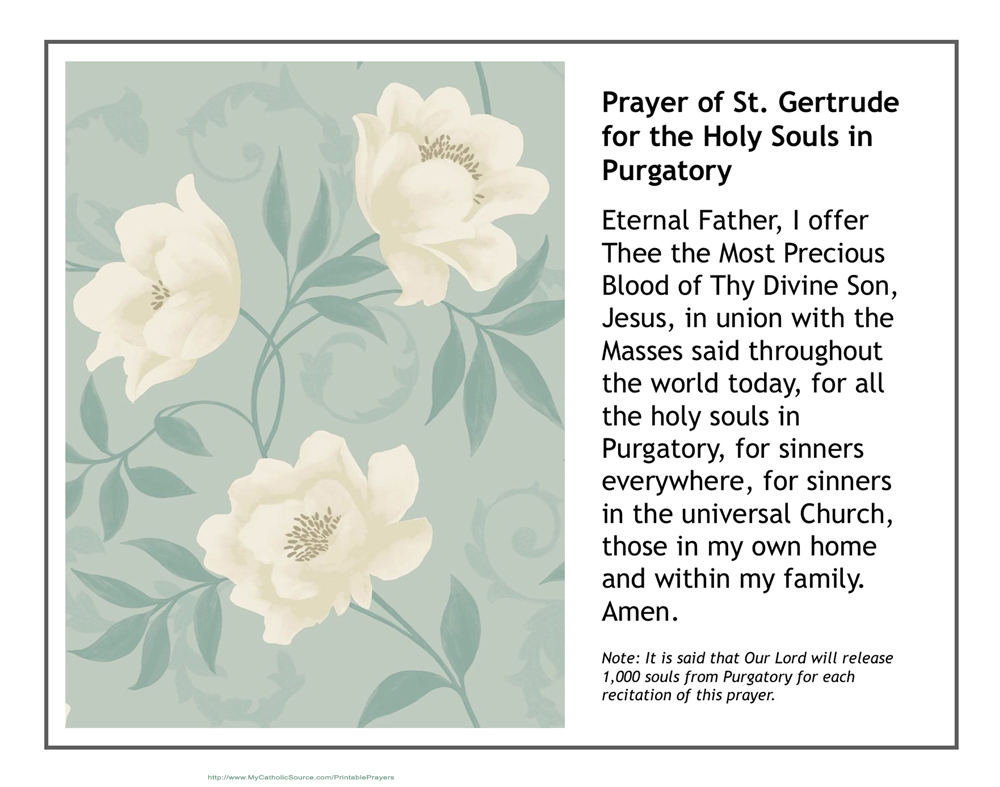 Printable Prayer (sample image)
