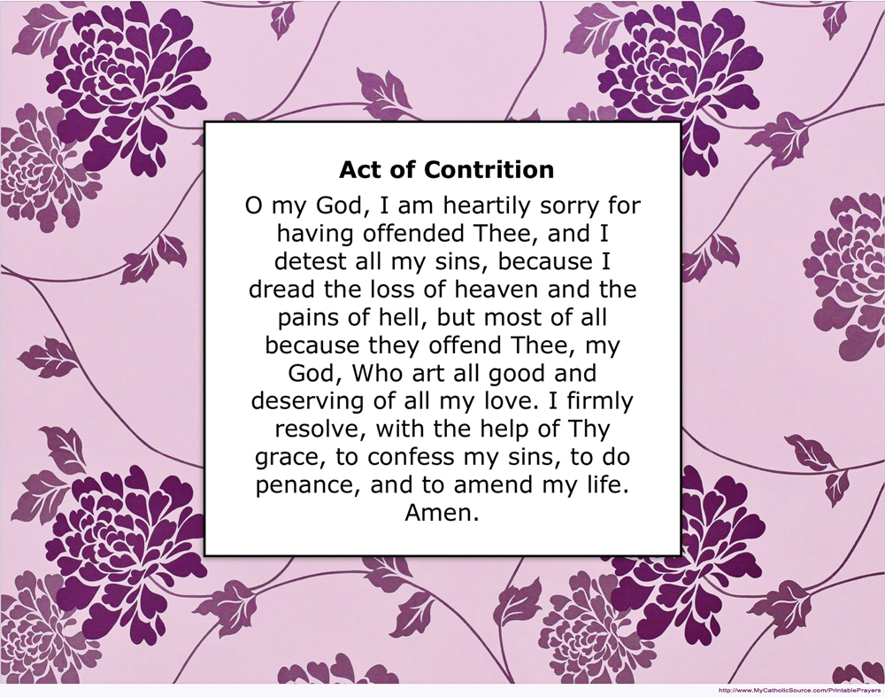 Printable Prayer (sample image)