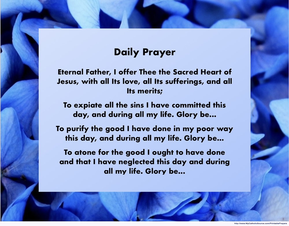 Printable Prayer (sample image)