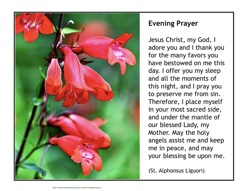 Printable Prayer (sample image)