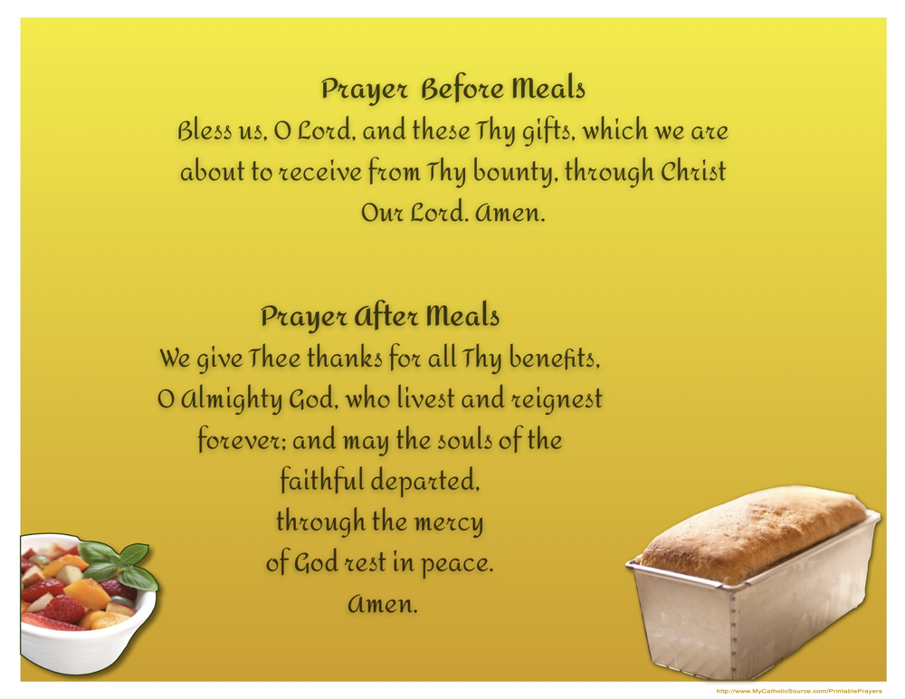 Printable Prayer (sample image)