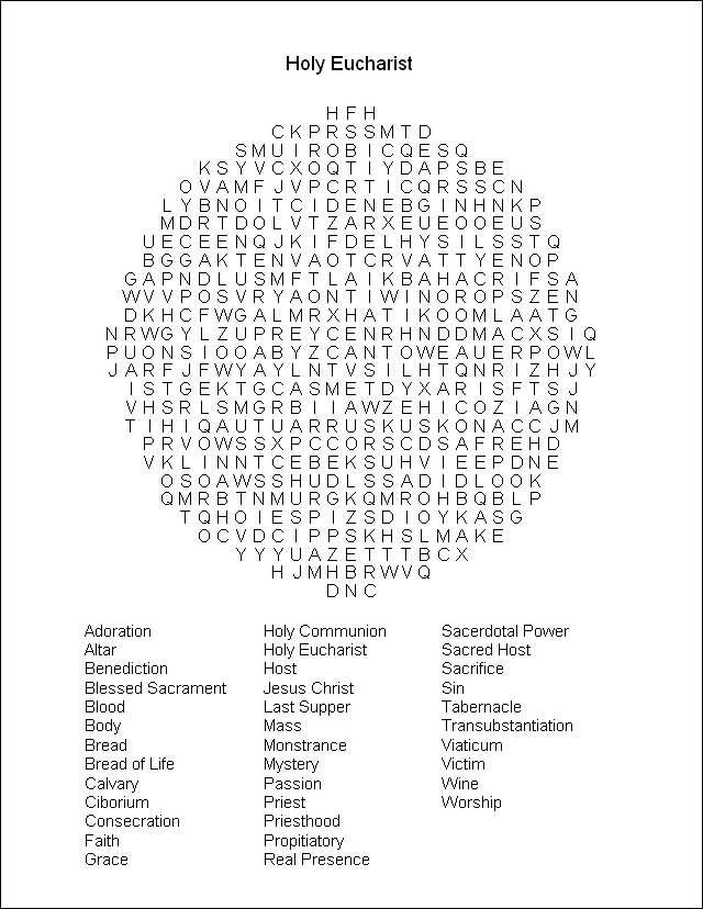 Word Search Puzzle