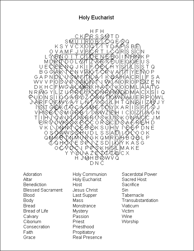 Word Search Puzzle