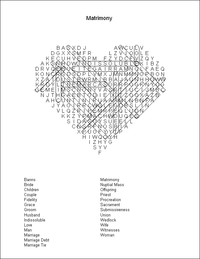 Word Search Puzzle