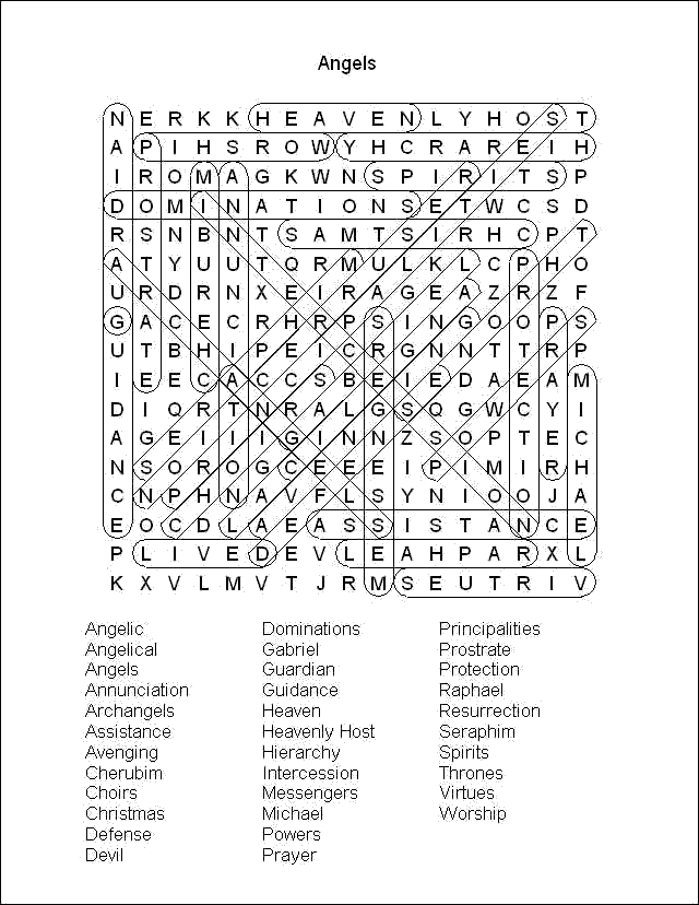 Word Search Puzzle