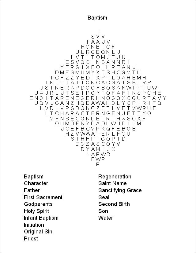 Word Search Puzzle