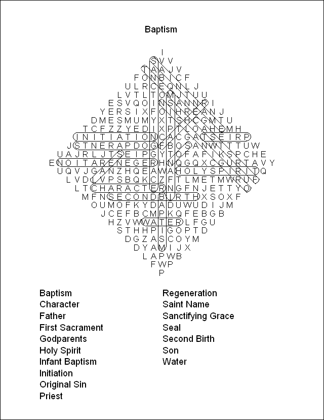 Word Search Puzzle