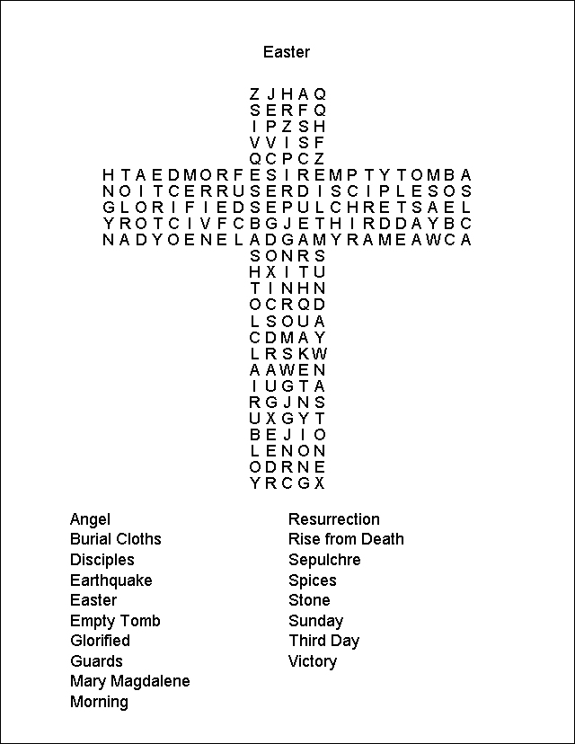 Word Search Puzzle