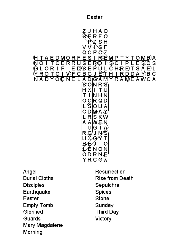 Word Search Puzzle