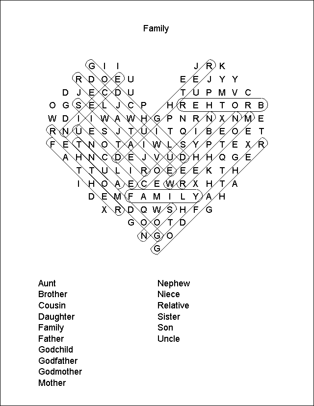 Word Search Puzzle