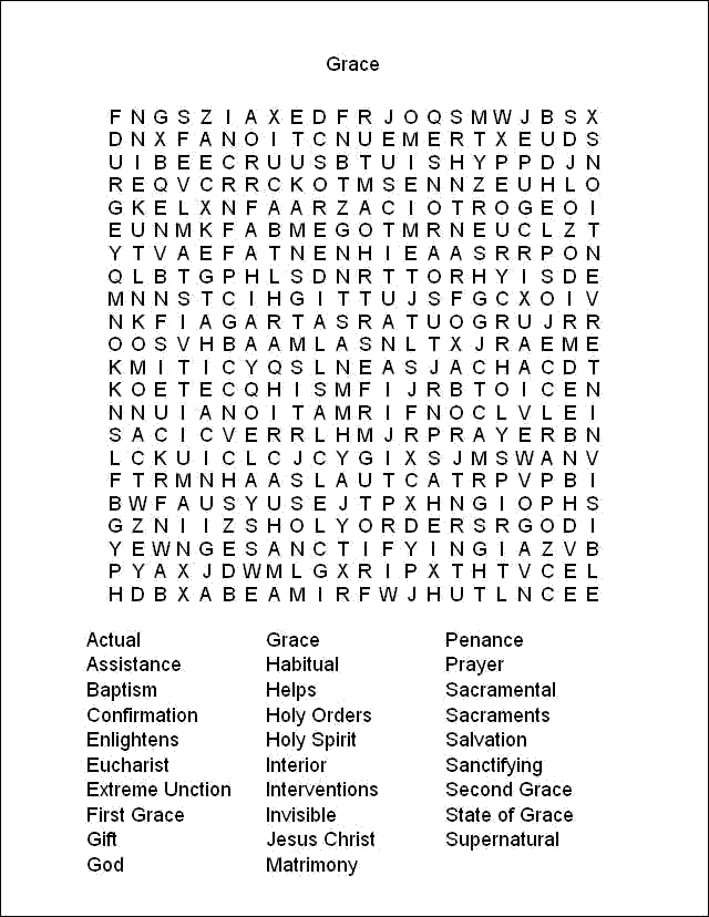 Word Search Puzzle