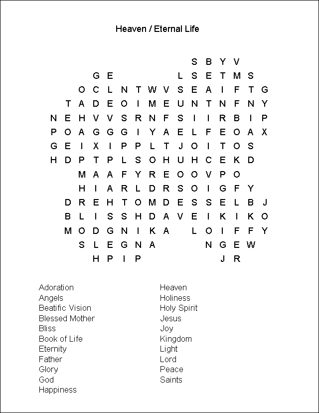 Word Search Puzzle