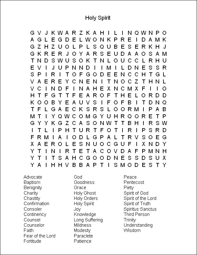 Word Search Puzzle