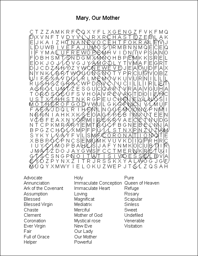 Word Search Puzzle