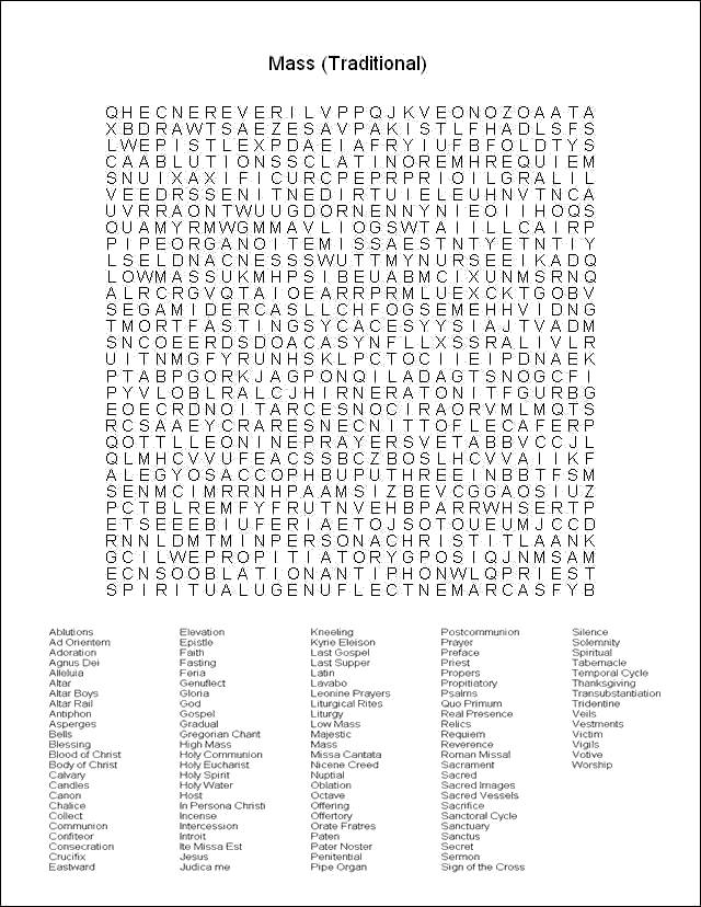 Word Search Puzzle