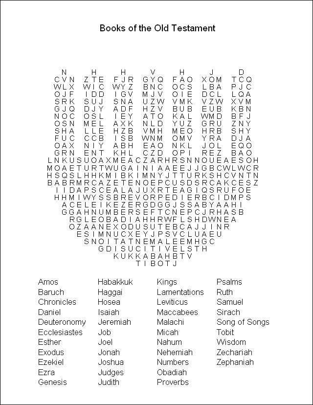 Word Search Puzzle