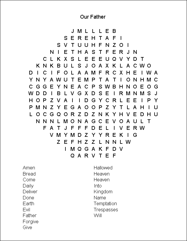 Word Search Puzzle