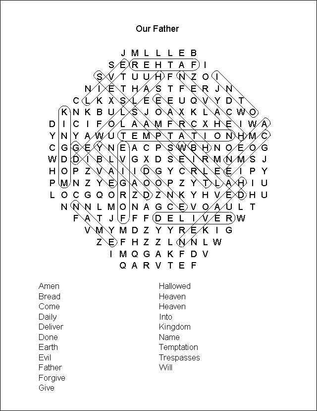 Word Search Puzzle