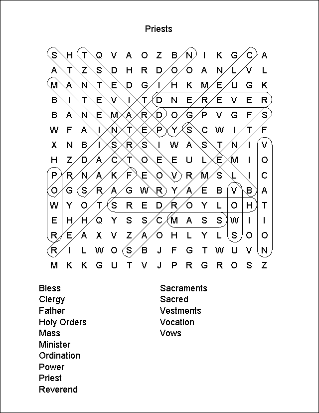 Word Search Puzzle