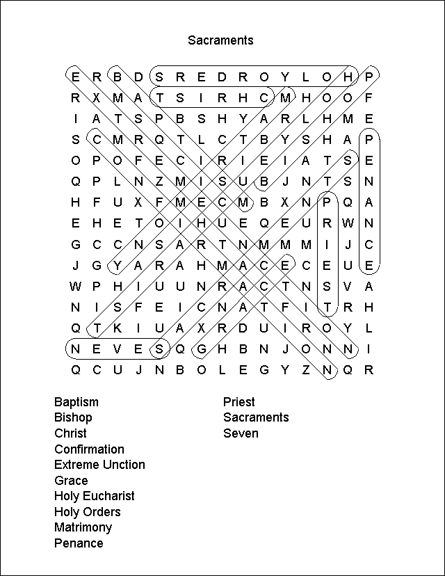 Word Search Puzzle