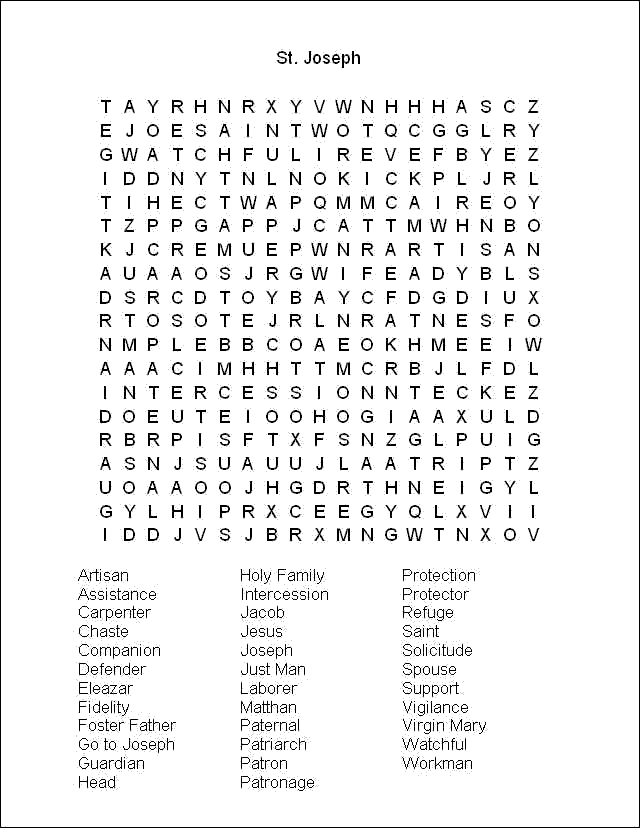 Word Search Puzzle