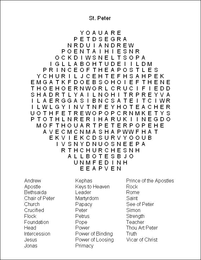 Word Search Puzzle