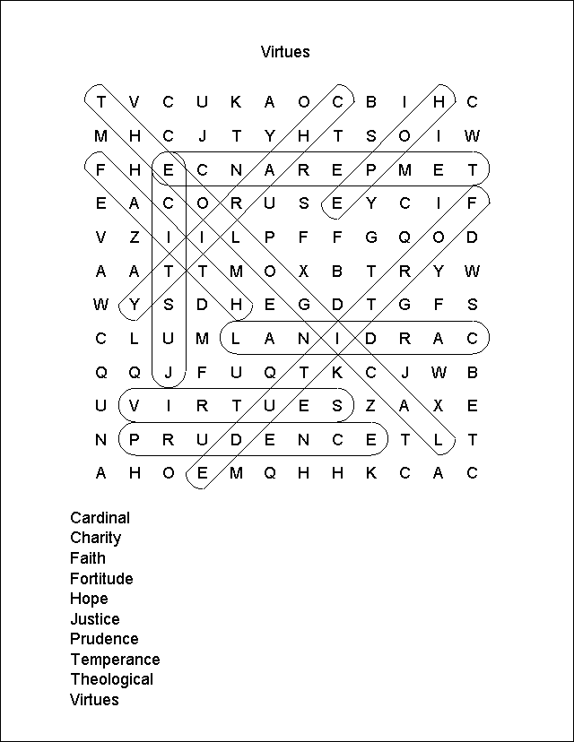 Word Search Puzzle